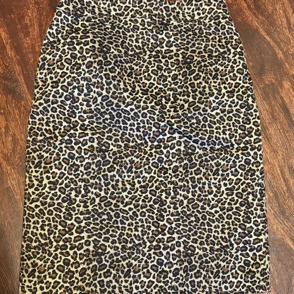Chico’s Leopard Print Women's Skirt